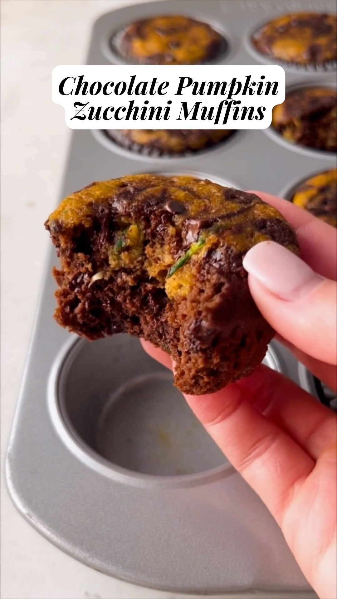 Master the Swirl: Chocolate Pumpkin Zucchini Muffins Recipe